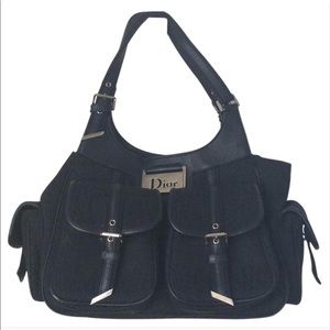 Christian Dior "Diorissimo"Momogram & Leather Tote